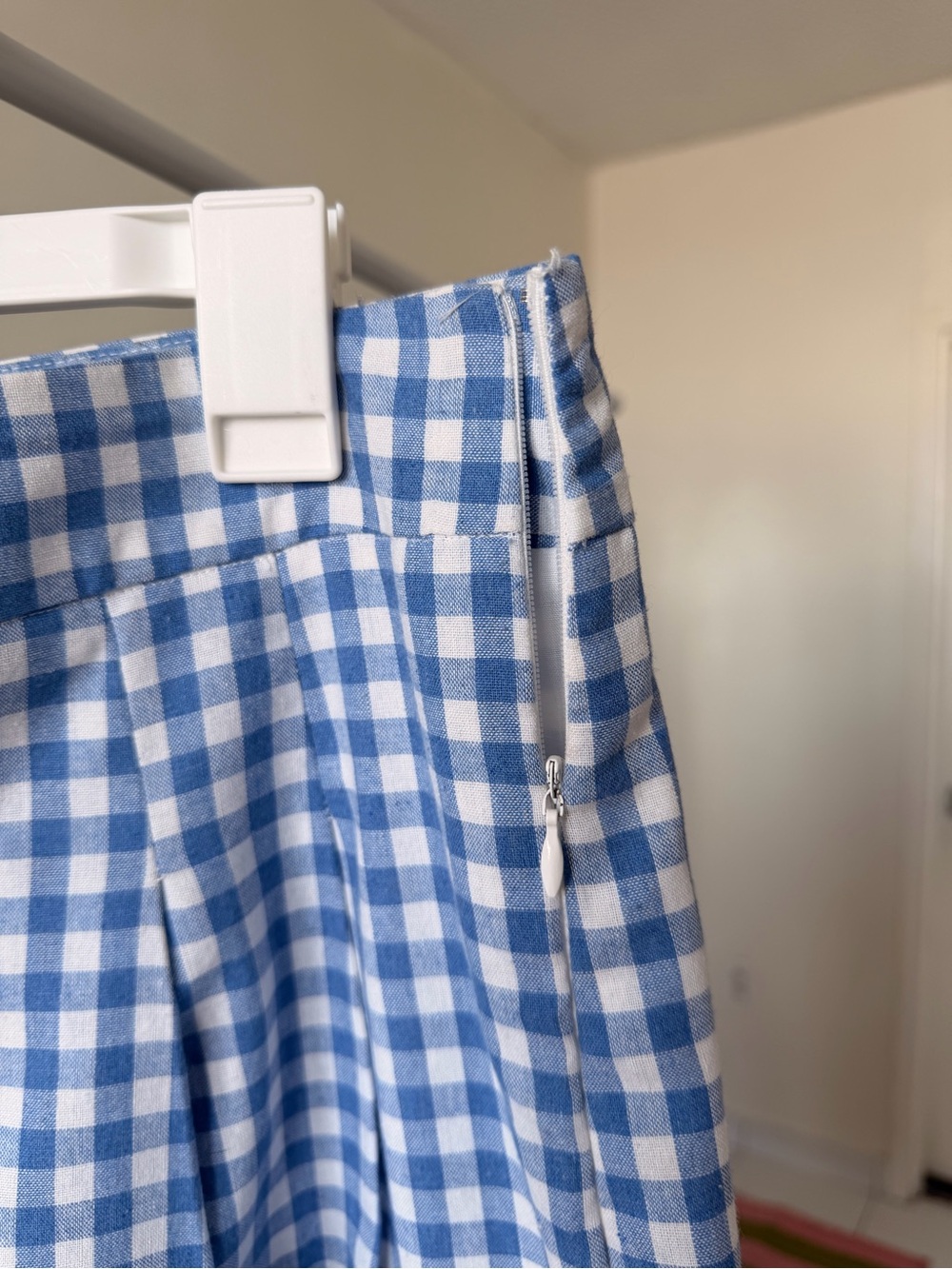 English Factory Blue and White Gingham Two-Piece Set - Picture 8 of 16